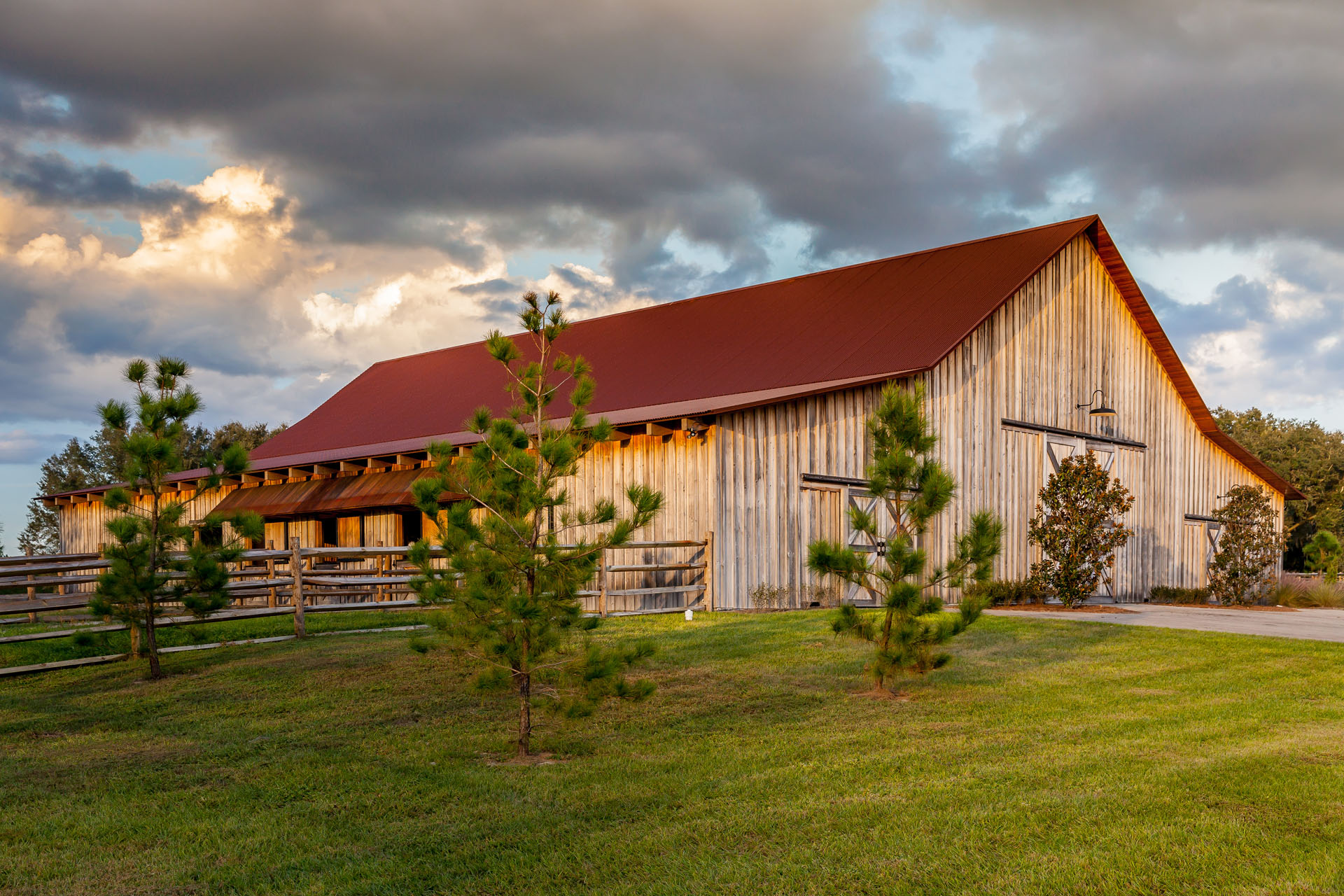 Florida Wedding Barn — timber frame event barn, Ocala, Florida
