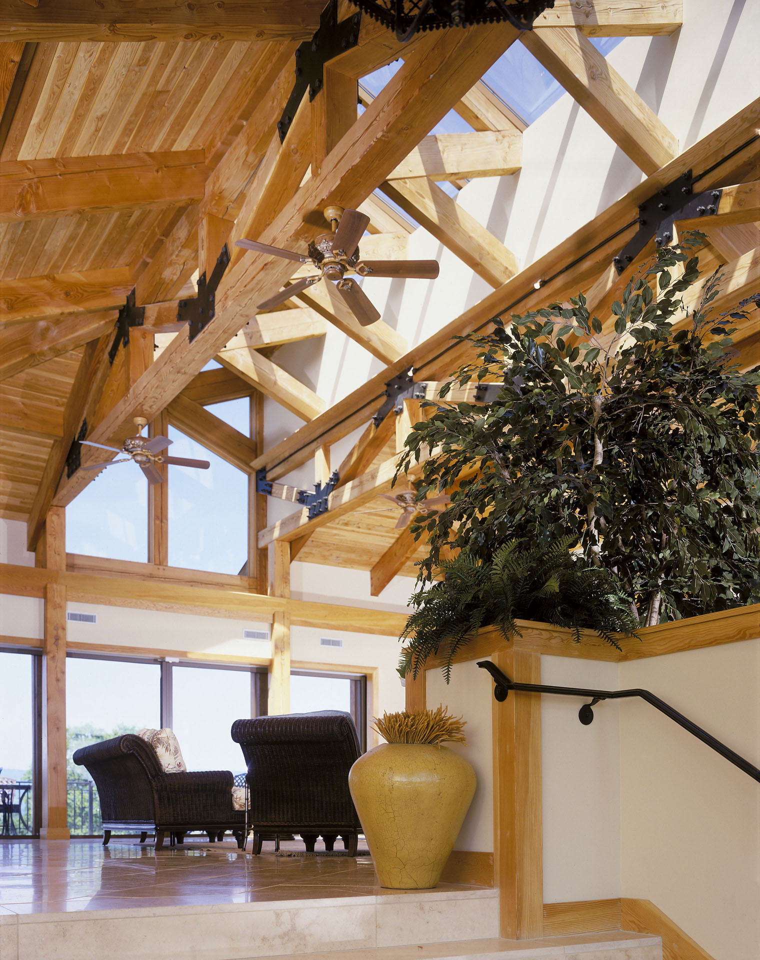 Easley Timber Frame Home — photo 25 of 33