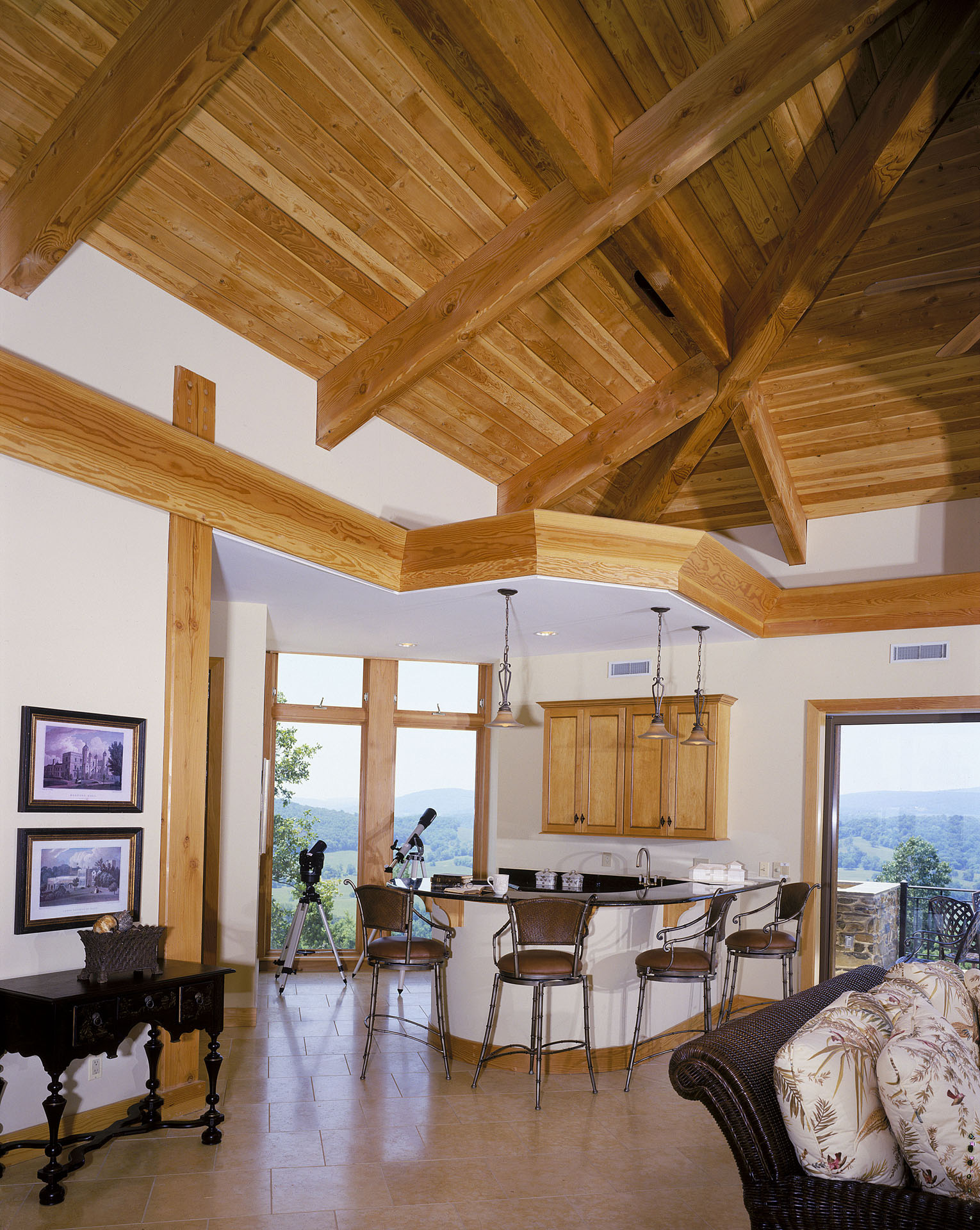 Easley Timber Frame Home — photo 29 of 33