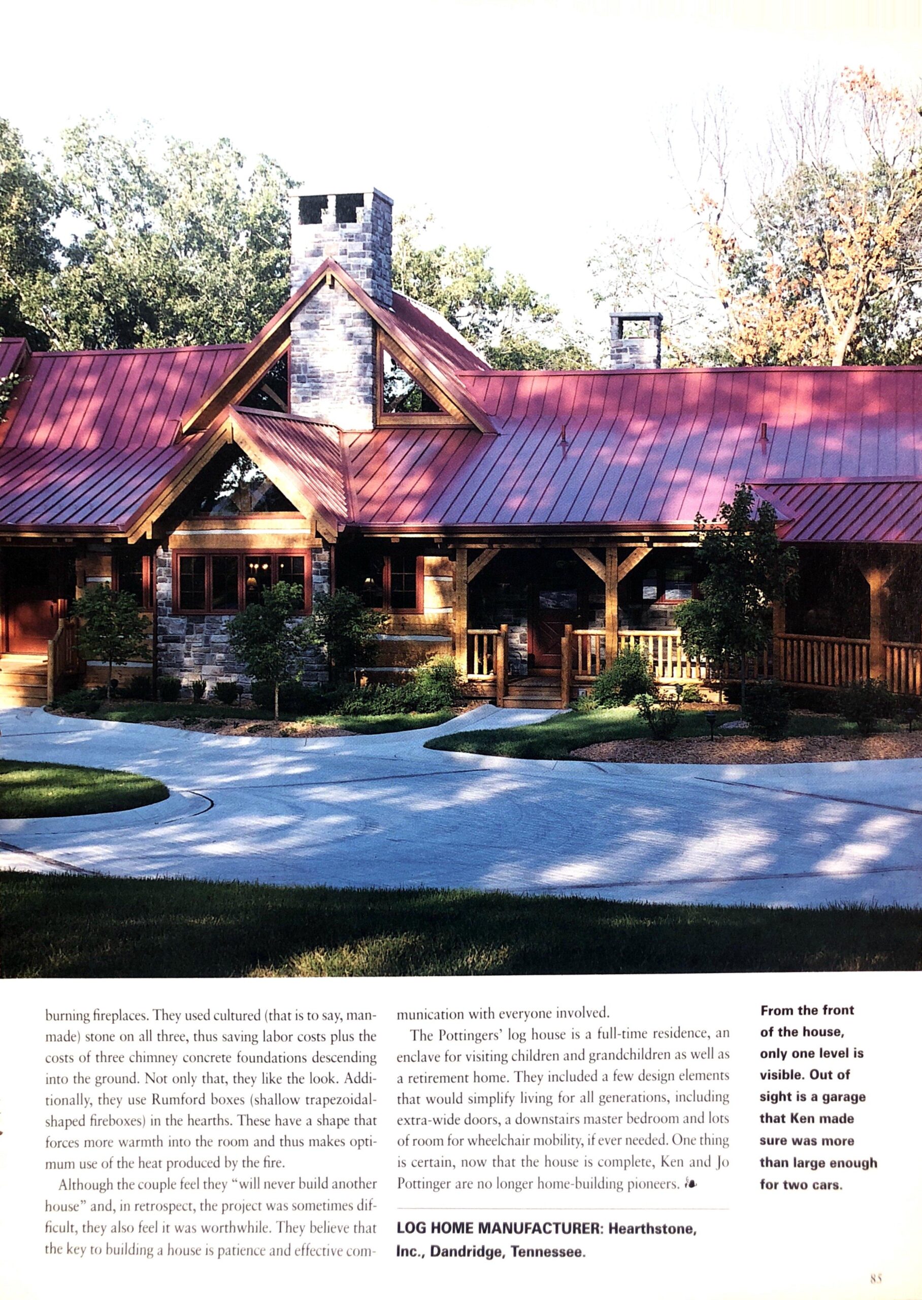 Donelson Log and Timber-Frame Hybrid — photo 12 of 14