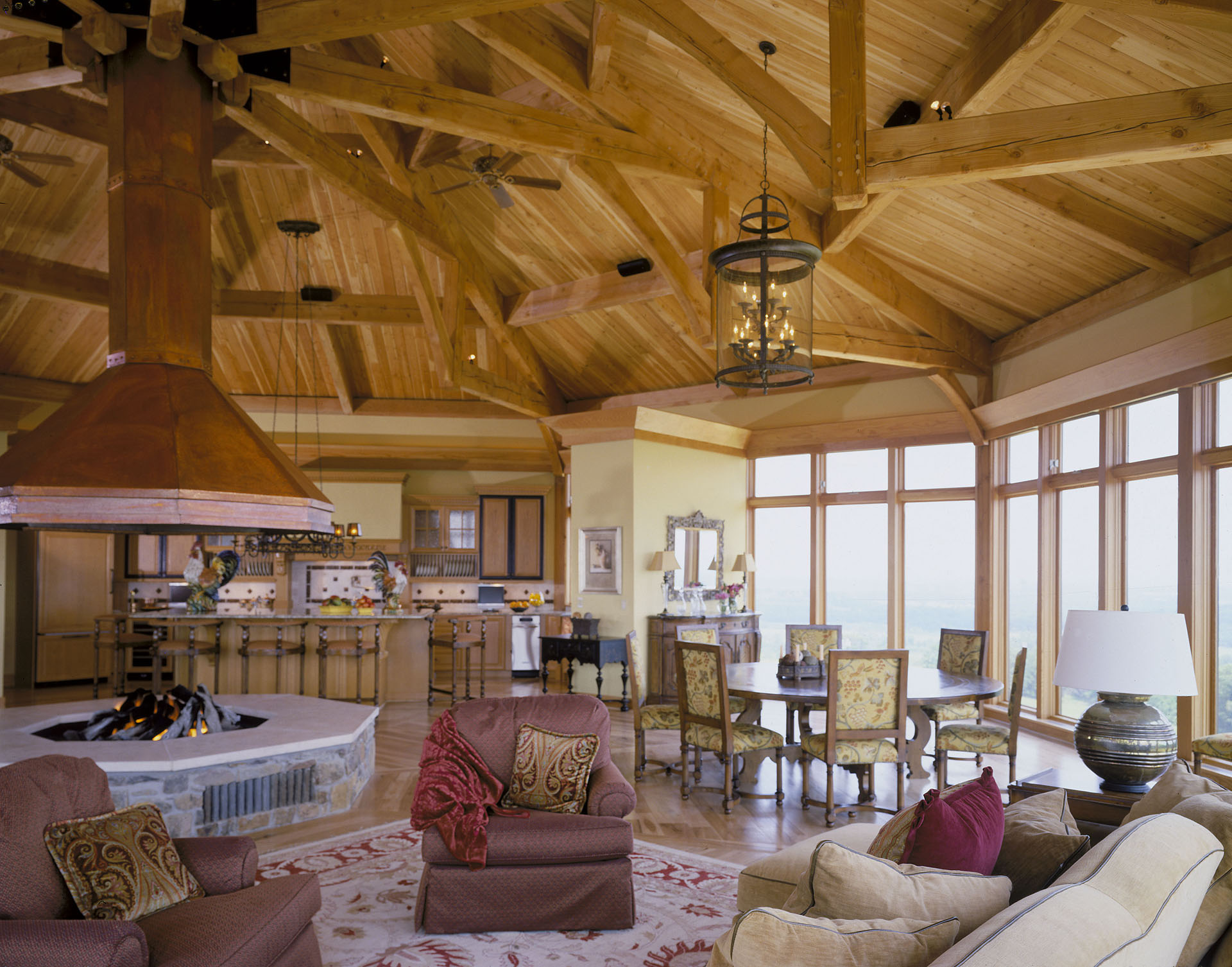 Easley Timber Frame Home — photo 13 of 33