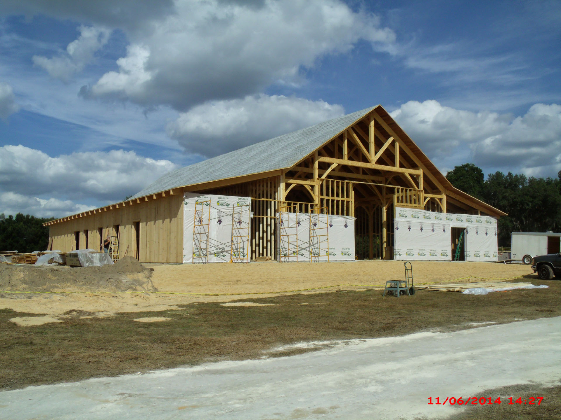 Ocala Barn, Florida, Construction Shots — photo 9 of 37