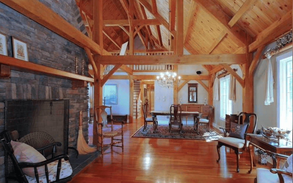 Western PA Oak Timber Frame — photo 10 of 11