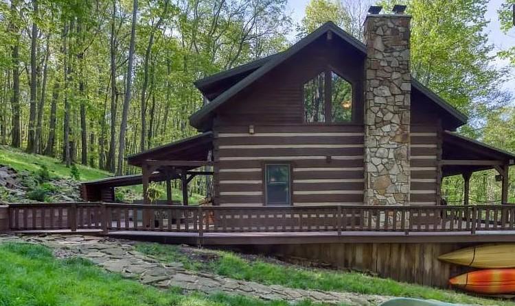 West Virginia Grove Log Home — photo 22 of 25