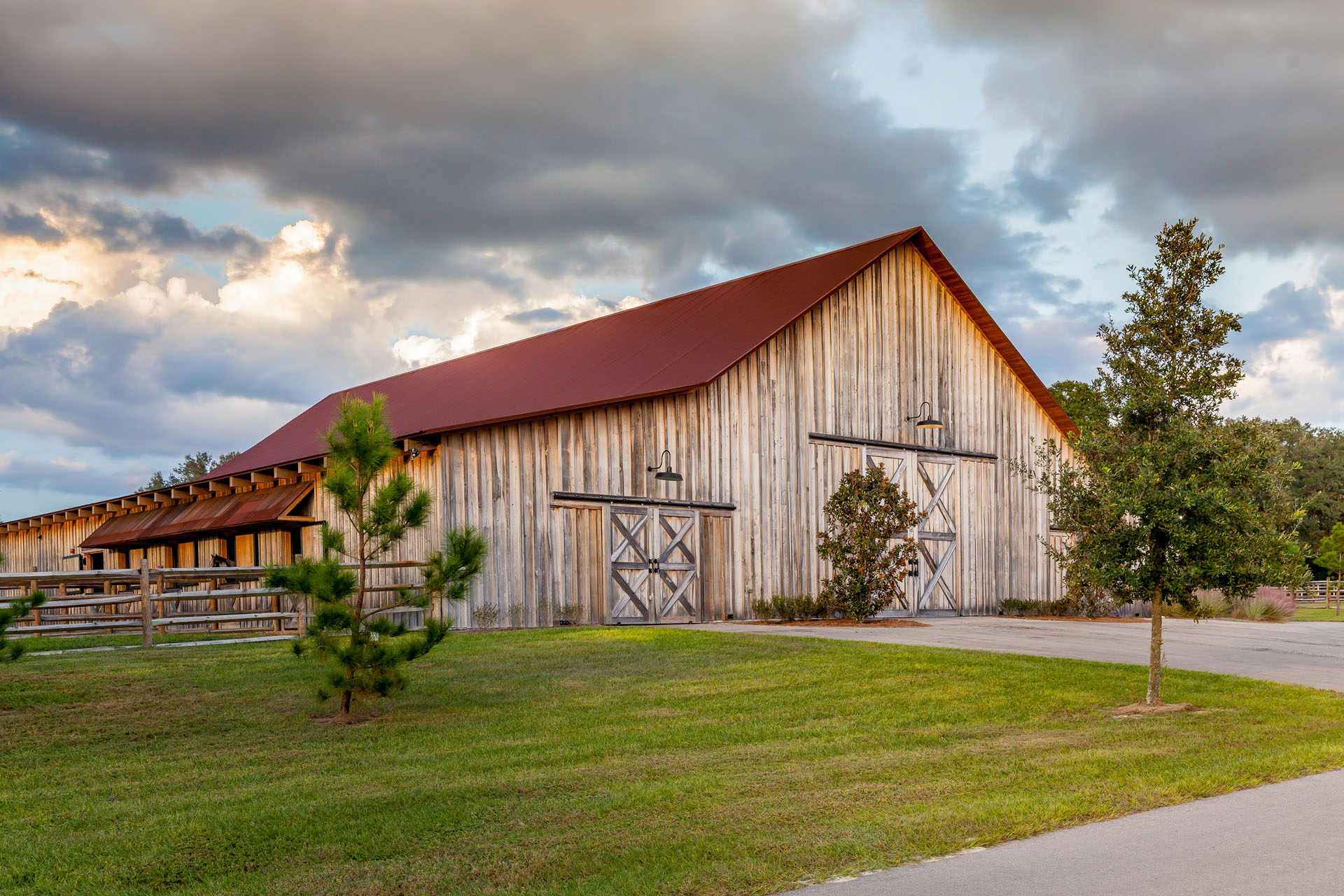 Florida Wedding Barn — timber frame event barn, Ocala, Florida