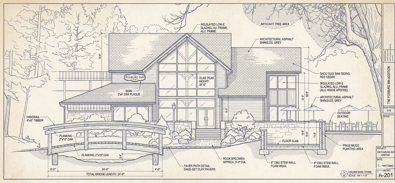 Building Section · Material Call-outs