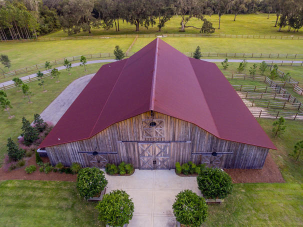Florida Wedding Barn — timber frame event barn, Ocala, Florida