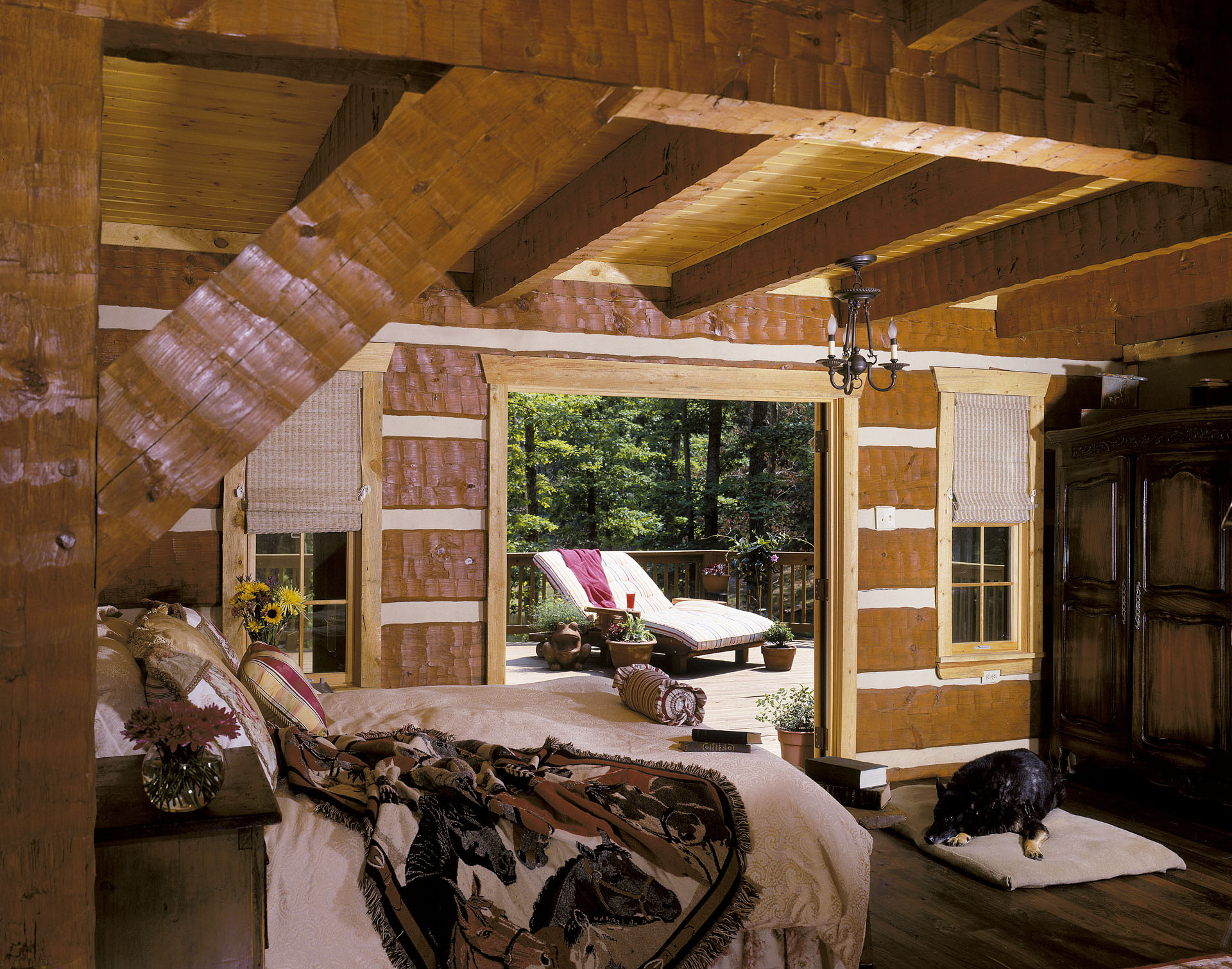 Jacobecy Log Home — photo 9 of 15