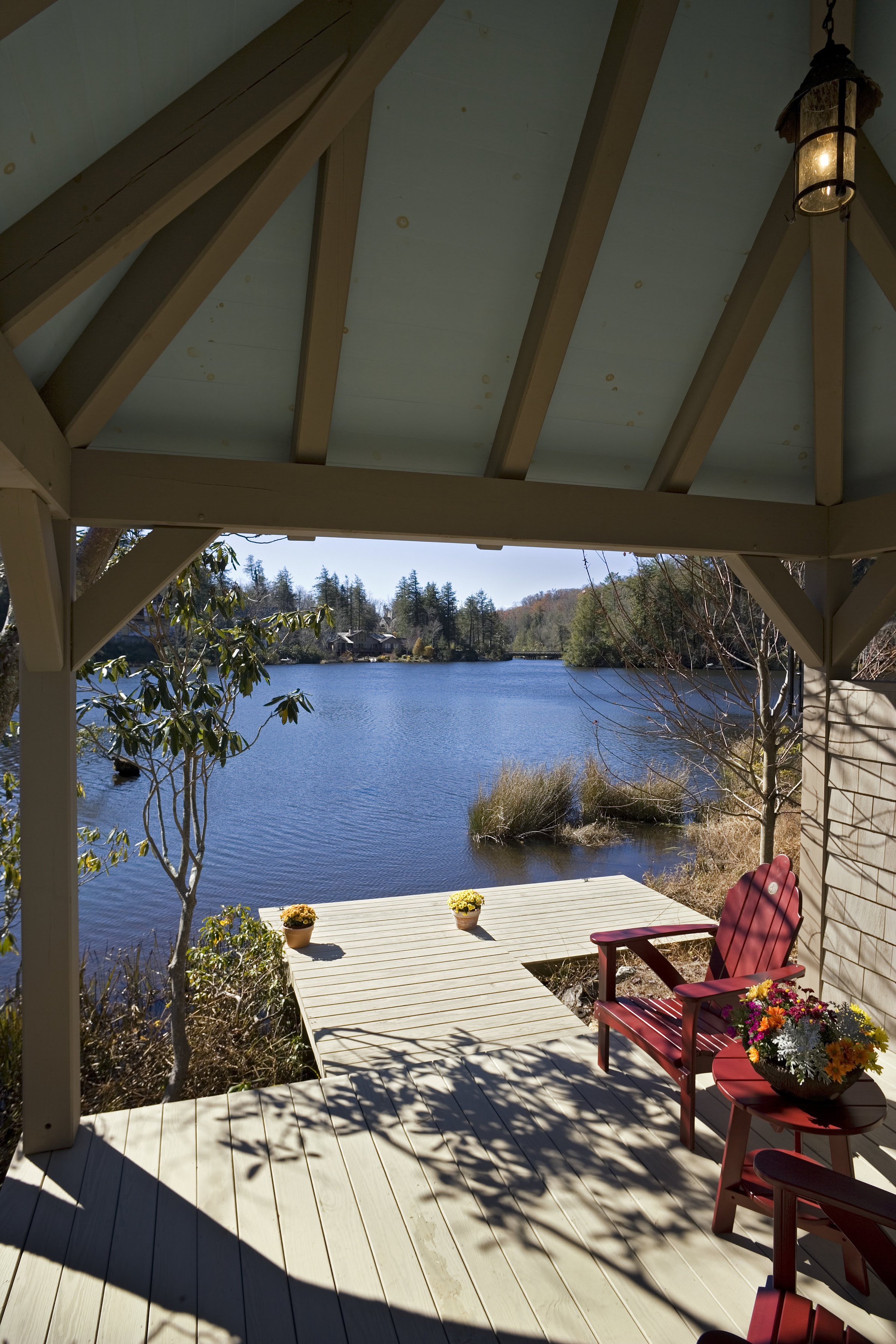 Jackson Family Home — Bear's Lair, timber frame and stone lodge on Lake Toxaway