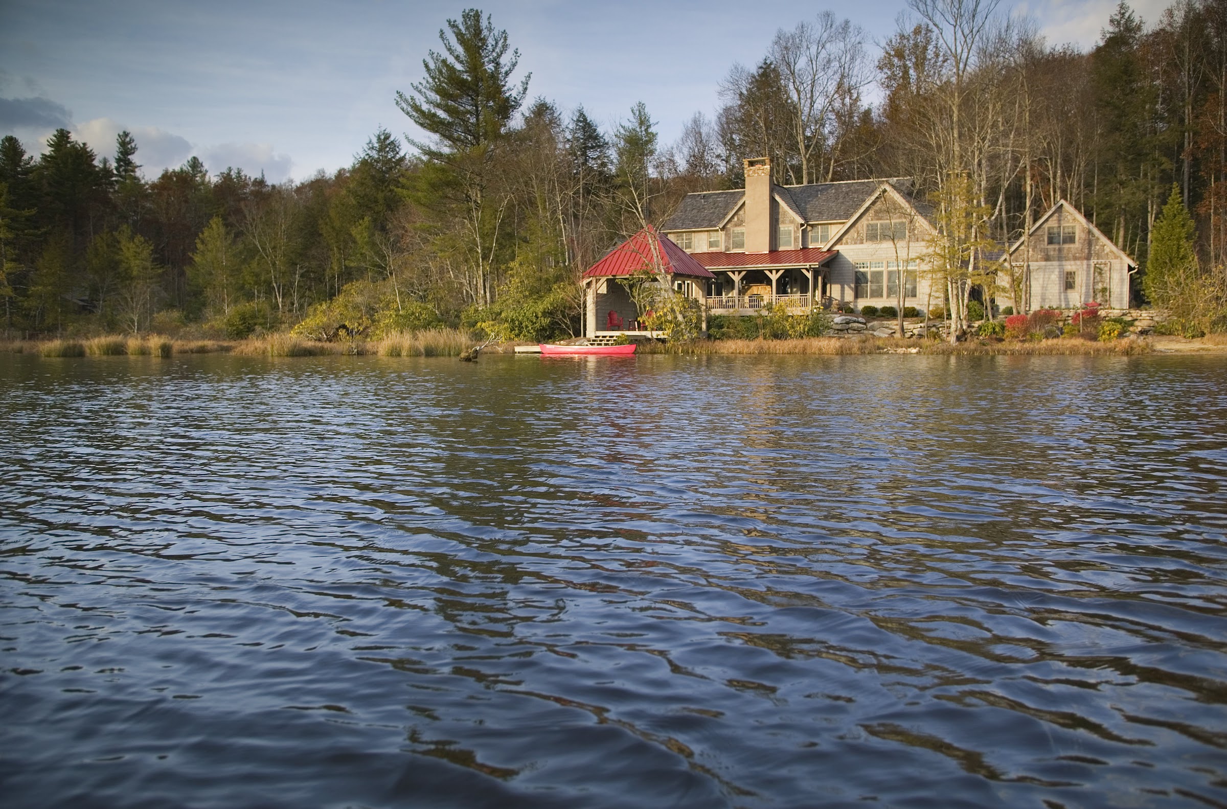 Jackson Family Home — Bear's Lair, timber frame and stone lodge on Lake Toxaway