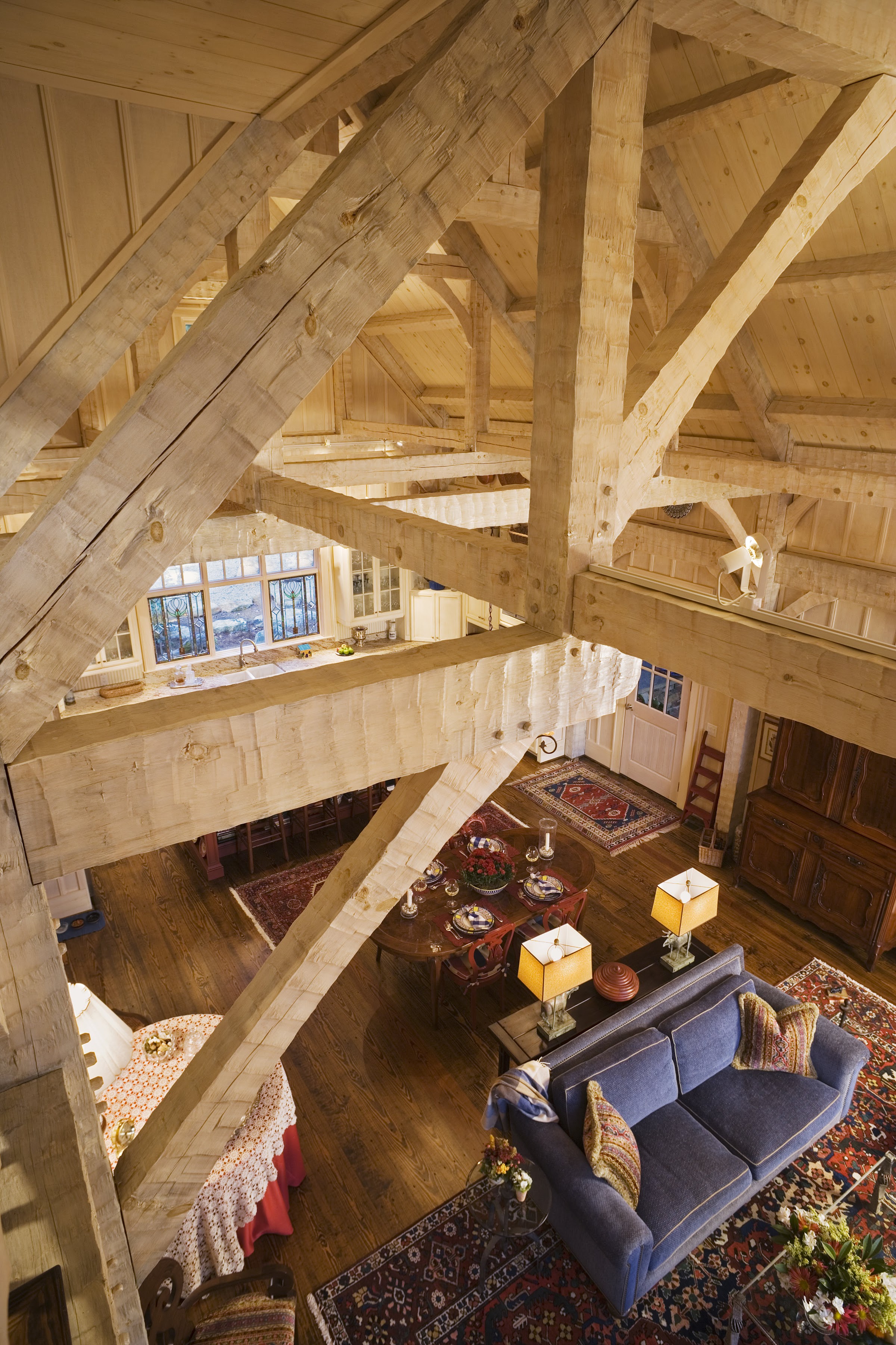 Jackson Family Home — Bear's Lair, timber frame and stone lodge on Lake Toxaway