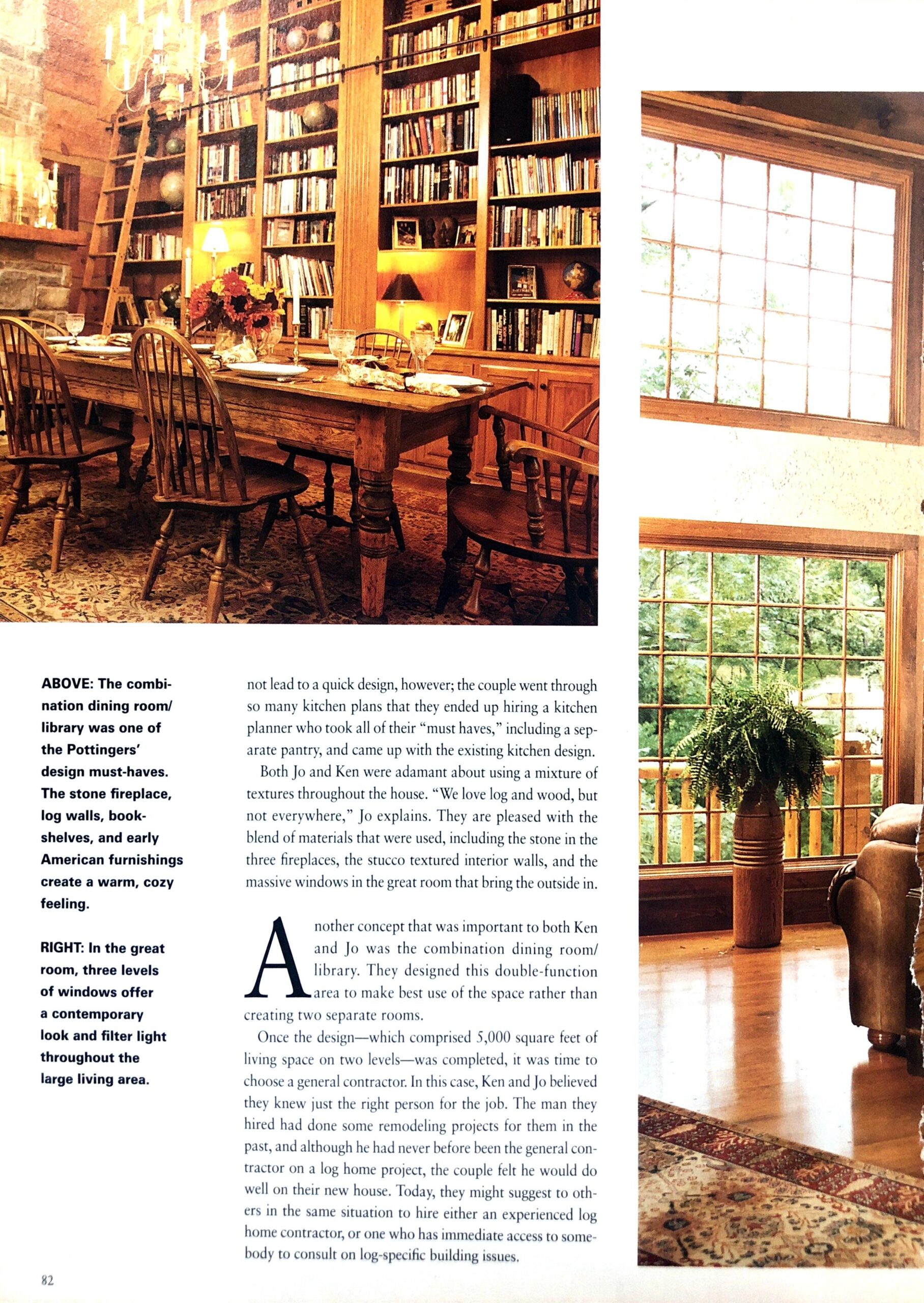 Donelson Log and Timber-Frame Hybrid — photo 10 of 14
