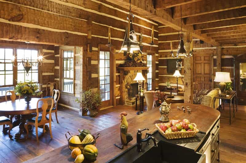The Green Family Log Home — photo 11 of 13