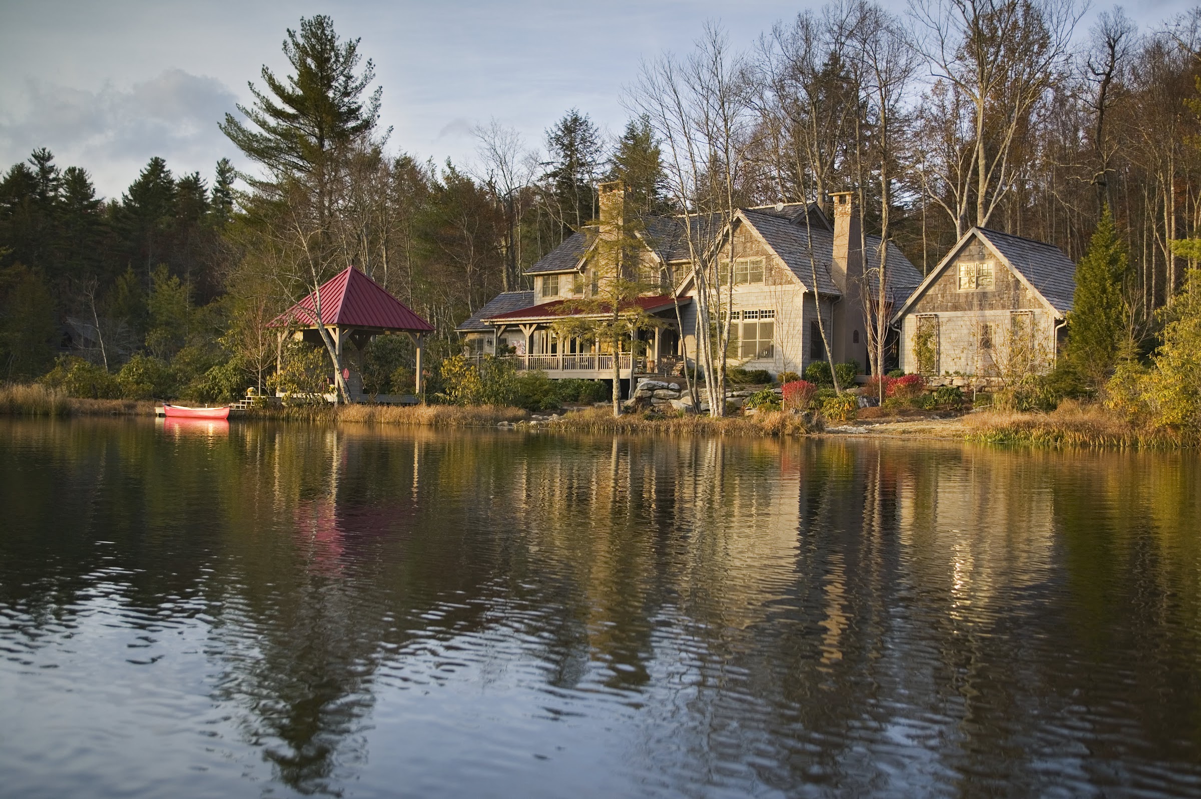 Jackson Family Home — Bear's Lair, timber frame and stone lodge on Lake Toxaway